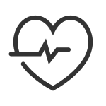 Heart Cardiogram SVG Icon